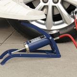 包邮风王折叠脚踏式汽车用品打气筒充气泵带胎压表打气泵CC-102HB