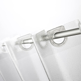 RIDDER欧式高档透明隔断帘浴室挂帘EVA卫生间浴帘防水加厚防霉