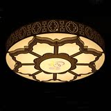 圆形吸顶灯卧室简约超薄节能LED现代大气婚房变色多彩灯具客厅灯