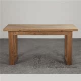老榆木门板餐桌旧门板桌子实木书桌咖啡桌简约现代原木原生态桌子