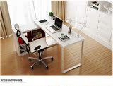 特价 简约现代转角电脑桌宜家组合书桌书柜创意多功能办公桌餐桌