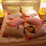 娇朵羽绒枕头枕芯100%白鹅绒枕五星级酒店专用枕头单人枕一对特价