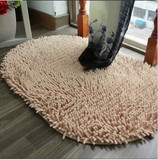 特价 加厚椭圆形雪尼尔地毯 客厅茶几地毯卧室床边毯定做可爱地垫