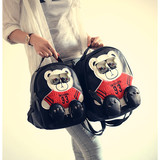 新款儿童休闲可爱卡通背包男童女童旅行韩版双肩背包书包亲子包包