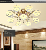 欧式客厅吊灯锌合金水晶灯LED简欧美式简约大气卧室餐厅灯饰