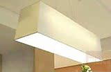 北欧宜家羊皮吊灯餐厅灯现代简约长方形吊灯工程灯饰灯具