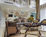 欧式实木沙发客厅布艺沙发组合样板间整套家具订做新古典别墅沙发