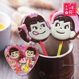 日本进口零食品 不二家双棒牛奶巧克力 24g 超萌 宝宝最爱