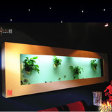 新概念鱼缸 壁挂式鱼缸水族箱 墙上鱼缸 创意生态鱼缸 玻璃鱼缸