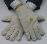 劳保用品 双层帆布手套 复合无纺布全衬帆布手套 防护作业手套