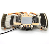 AVC 3热管 纯铜底显卡散热器 GTX560 公版设计 双滚珠4针温控接口
