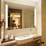 BOLEN 无框led灯镜浴室镜 卫生间镜子透光镜卫浴镜壁挂镜CTL104