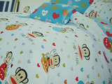 开心大嘴猴AB版布料被罩床单床品窗帘床帏布料 免费加工  可批发