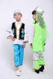 云南少数民族儿童壮族演出服装男女怒族苗族表演服回族演出服装