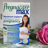英国直邮 pregnacare max孕妇营养维生素升级叶酸鱼油钙