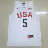 正品2016乔治奥运会篮球服 美国队杜兰特5号球衣男梦十二队詹姆斯