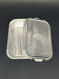 美箔荟一次性铝箔餐盒锡纸盒外卖西餐打包盒 便当盒焗饭盒