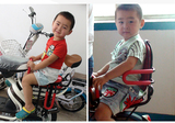 电动自行车儿童宝宝前后置加大宽厚婴幼儿小孩折叠安全带靠背座椅