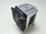 金钱豹4u5根热管2011、1366散热器 9厘米风扇超威服务器CPU散热器