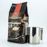 美乐家Melitta BellaCrema意式咖啡豆 1公斤德国进口 送咖啡杯