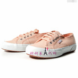 SUPERGA2750韩国专柜正品代购桃粉色帆布鞋经典女鞋低帮包邮