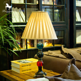 费芮嘉 多瑙河床头灯欧式创意时尚装饰卧室美式乡村彩绘玻璃台灯
