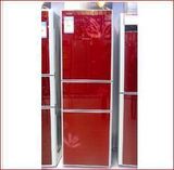 全新全国联保Midea/美的 BCD-210TGSM 三门红色冰箱特价现货