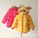 韩国原单冬款女童公主棉衣外套羊羔绒加厚棉服大衣90-120cm