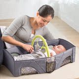 新生婴儿宝宝小床便携式床中床分隔床可折叠bb幼儿旅行床换尿布台