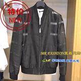 B1BC62102太平鸟男装夹克/2016夏新款男士休闲修身长袖夹克外套潮