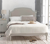 美式实木床简美1.5 1.8雕花公主床白色仿古做旧双人床北欧主卧床