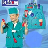 圣诞节儿童表演服饰道具 儿童装扮手术服医生玩具服装工具