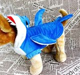 宠物衣服大狗衣服鲨鱼变身装泰迪金毛哈士奇中型犬衣服秋冬装包邮