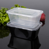 1000ml一次性餐盒方形快餐盒便当盒外卖打包盒水果保鲜盒子批发