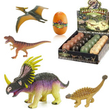 正版迪士嘉侏罗纪恐龙蛋拼装变形玩具 动物模型霸王龙三角龙