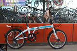 狼途 折叠车20寸折叠自行车折叠单车禧玛诺6速变速自行车 TR026