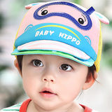 韩版夏季小孩男童6-12个月宝宝帽子1-2岁儿童棒球鸭舌帽网帽女潮