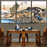 日式客厅壁画日本料理寿司店装饰画餐厅包厢仕女图浮世绘无框挂画