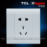 TCL开关插座十大品牌86型美仑山二三级五孔插座原装正品特价热销