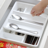 韩国进口厨房餐具收纳盒塑料桌面双层抽屉整理盒大号抽屉式储物盒