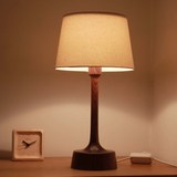 本来设计 木质装饰台灯 时尚创意 欧式简约可调光 床头灯/卧室灯