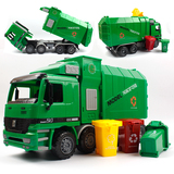 超大号垃圾车环卫车儿童玩具车惯性工程车带垃圾桶清洁车热卖促销