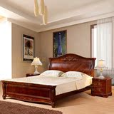 实木品牌床新中式现代床时尚环保高档床1.8米储物双人1.5米特价床