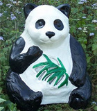 仿真熊猫造型草坪音箱喇叭操场园林小区公园背景音乐卡通草地音响
