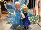 正品外贸原单迪士尼冰雪奇缘艾莎安娜公主芭比洋娃娃女儿童节玩具