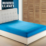 纯色床笠单件防滑床罩1.2 1.5 1.8x2.0m床垫保护套纯白灰紫卡其色