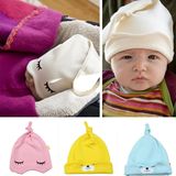 包邮婴儿帽子0-6新生儿睡眠帽春秋婴幼儿保暖套头帽男女宝宝胎帽
