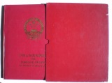 【双皇冠】集邮册1986年邮票小型张定位册北方年册 空册使用过