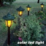 户外欧式六角太阳能灯LED庭院灯草坪灯花园景观落地灯防水路灯