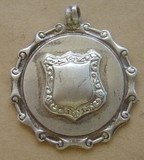 【瑞昌隆】一枚带花边的外国圆形老银章#1 徽章 纪念章 保真包老